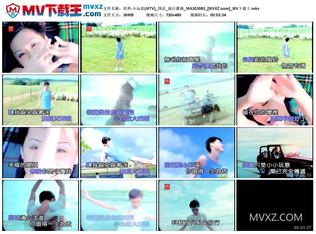 彭羚-小玩意(MTV)_国语_流行歌曲_MA303082